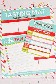 Download a printable recipe here (pdf). Cookie Exchange Party Printable Pack By The Dating Divas