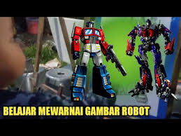 Belajar mewarnai gambar robot transformer. Belajar Mewarnai Transformer Robot Gambar Youtube