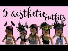5 Aesthetic Roblox Girl Outfits Pt 2 Youtube Girl Outfits Aesthetic Grunge Outfit Roblox
