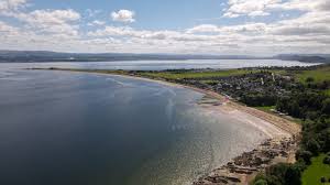 Dolphin activity here is influenced by tidal conditions. Rosemarkie Beach Looking Towards Chanonry Point Scotland