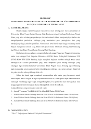 Check spelling or type a new query. Doc Proposal Permohonan Bantuan Dana Untuk Mengikuti Turnamen Bola Voli Antar Pt Wisanggeni Dv Academia Edu
