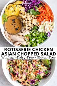 20 Minute Asian Chopped Rotisserie Chicken Salad The Wooden Skillet Recipe Rotisserie Chicken Salad Asian Chopped Salad Whole 30 Salads
