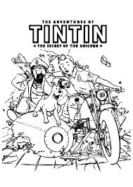Color underdiscussed tures is of undoubtedly comics and and graphic. Tintin Coloring Pages Books 100 Free And Printable