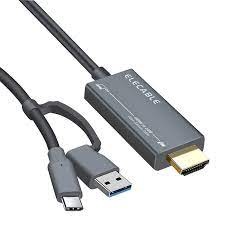Amazon.com: ELECABLE HDMI to USB or USB C Type C/Thunderbolt Video Capture  Adapter Cable, 1080P HD Record Gaming,Streaming,Teaching,Video Conference  for Computer,TV,PS4/PS5,Switch,Xbox and More(6.1FT) : Electronics