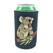 Koala Beers Black Stubby Holder
