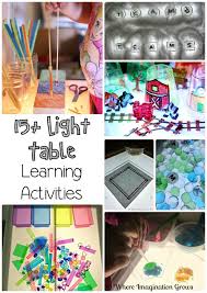 15 Fun Light Table Learning Activities For Kids Light Table Kids Learning Activities Light Box Activities