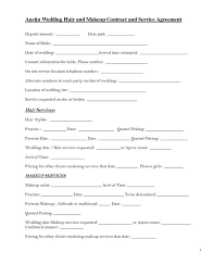 Idalhaircotract Austin Wedding Hair And Makeup Contract And Service Agreement Bridalhaircotr Wedding Hair And Makeup Freelance Makeup Freelance Makeup Artist