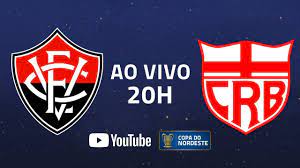 Escalações são anunciadas e os jogadores já estão se aquecendo. Ao Vivo Vitoria X Crb 5Âª Rodada Copa Do Nordeste 2020 Youtube