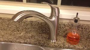 Costco waterridge 906242 kitchen faucet pictures. Review Costco Wr Water Ridge Pull Out Faucet Brushed Nickel Youtube