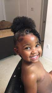 All it takes is creativity and a will to use what you have. Hairgoals Girls Natural Hairstyles Lil Girl Hairstyles Kids Hairstyles