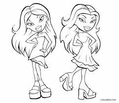 Bratz is an american line of fashion dolls and merchandise manufactured by mga entertainment. Free Printable Bratz Coloring Pages For Kids