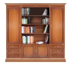 Ein praktischer arbeitsplatz mit einem bequemen schreibtischstuhl, büromöbel für zu hause, mit denen alles gut organisiert ist, und gute beleuchtung machen da schon viel aus. Bucherschrank 2 M Fur Wohnzimmer Wand Mobel Klassisch Wohnzimmer Buro Arbeitszimmer Schrank Mit Turen Und Facher Fur Bucher Einfache Montage B203 5xt34 5xh195 Cm Kaufen Bei Arteferretto S R L