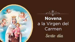 Quien muriere con él no padecerá el fuego eterno, es decir, el que con él muriere se salvará. Sexto Dia Novena A La Virgen Del Carmen Youtube