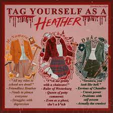 Did you say a cherry or coke slushie? Which Heather Are You I M Chandler I Might Regret Posting This Dumb Video But I Had Fun Making Heathers Movie Heathers Costume Heathers The Musical