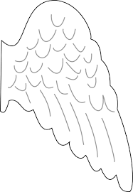Angel Wings Clip Art Black And White Angel Template Angel Wing Clip Art Vector Clip Art Online Royalty Free Public Angel Wings Clip Art Diy Angel Wings Angel Crafts