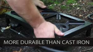Single burner cast iron stove. Basecamp Angle Iron Stoves Youtube