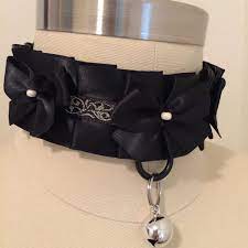 Black Kitten Play Collar Cosplay Collar Pet Play Collar Etsy Kitten Play Collar Black Kitten Kittens Playing
