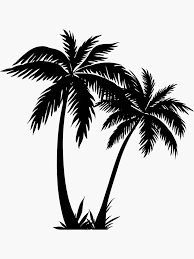 Maybe you would like to learn more about one of these? Black Palm Tree Sticker Sticker By Livpaigedesigns In 2021 Palm Tree Clip Art Palm Tree Silhouette Palm Tree Sticker