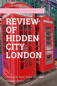 Hidden City London Review Outdoor Escape Game The Travel Fairies London City London Escape Game