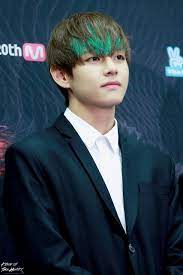 V Taehyung Bts Taehyung Taehyung Blue Hair Kim Taehyung