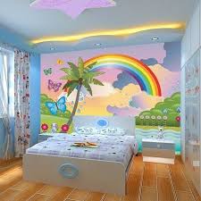 Kids Kidsroom Children Room Bed Bedroom Rainbow Kids Kidsroom Children Room Bed Bedro Childrens Bedroom Decor Kids Room Wallpaper Modern Kids Room