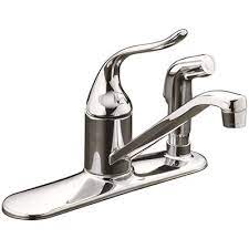 Choice the coralais series and bring comfort and. Kohler Part K 15173 F Cp Kohler Coralais Low Arc Single Handle Standard Kitchen Faucet With Side Sprayer And Escutcheon In Polished Chrome Single Handle Kitchen Faucets Home Depot Pro