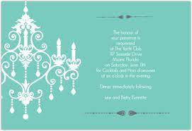 Other resources for dinner party invitation wording. Formal Chandelier Dinner Invitation Dinner Party Invitations