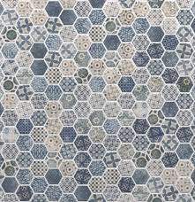Page animée du lundi au vendredi. Mosaique Mur Hexa Honey Bleu 31 8 X 30 7 Cm Leroy Merlin
