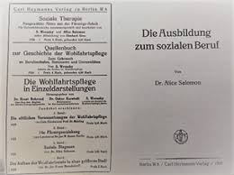 Alice salomon was born in 1870s. Socialnet Lexikon Salomon Alice Socialnet De