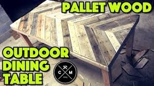 Making a coffee table out of recycled pallet wood // cement craft ideas.thanks for watching, subscribe & share! How To Build An Outdoor Dining Table From Pallet Wood Diy Crafted Workshop Youtube