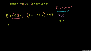Order of operations worksheet maker. Order Of Operations Example Video Khan Academy
