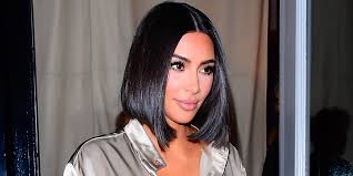 The bordered haircut makes her look amazingly charming and savvy. Kim Kardashian S New Bob Is Her Shortest Haircut Yet Photos Allure