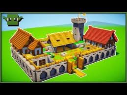 Want to improve your minecraft building skills? Minecraft Fortified Farm Tutorial Easy 5x5 Building System Furnituredesigns Minecraft Buildings Minecraft Farm Minecraft Tutorial