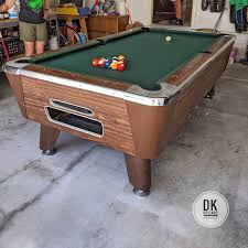 Valley Bar Pool Table Circa 1980 S Installed In Long Beach Garage Bottle Green Felt Barbox Valleydynamo Billiards Dkbilliards Playpool Mancave Gamero I 2020
