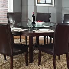 The foot can also inhibit the ability to fully tuck chair under the. Hartford 72 Inch Round Dining Table Steve Silver Furniture Furniturepick