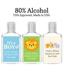All your hand sanitizer questions answered! Hand Sanitizer Baby Boy Shower Favors Personalized Lowest Price Made In Usa