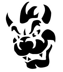 Mario Pumpkin Spookify Your Pumpkin With A Mario Pumpkin Stencil Pumpkin Stencil Pumpkin Carving Patterns Mario Pumpkin