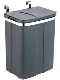 Simplehuman Poubelle De Porte A Accrocher Sur Une Porte De Placard 10 L Amazon Fr Cuisine Maison Porte Placard Poubelle Poubelle Noire