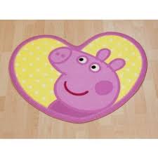 Amazon Com Girls Kids Peppa Pig Bedroom Floor Rug Mat 33 X 26 Inches Pink Childrens Rugs Kids Bedroom Flooring Floor Rugs Bedroom Bedroom Flooring