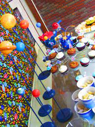 Pin By Jamie Williams On Baby Shower Space Baby Shower April Baby Shower Outer Space Baby Shower