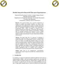 We did not find results for: Pdf Modelo Integral De Desarrollo Etico Para Organizaciones Amparo Zapata Gomez Academia Edu