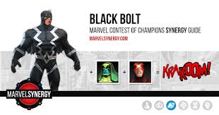 Inconsitency with the top 12 champ banners. Black Bolt Synergy Guide Marvel Contest Of Champions