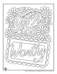 Take a gander at a positive quote for a while and let it make you happy and bursting with love and gratitude. Positive Sayings Adult Coloring Pages Woo Jr Kids Activities Children S Publishing