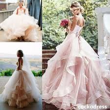 Blush Vintage Sweetheart Layered Wedding Dress Organza Ball Bridal Gown Custom Pink Wedding Dresses Beautiful Wedding Dresses Beauty Dress