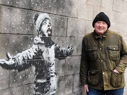 Graffiti artist banksy has taken to instagram to share a series of images displaying rodents knocking the bathroom mirror to one side, hanging on the light pull and swinging on a towel ring. Banksy Face