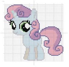 Mlp Sweetie Belle Pattern By Stinnen On Deviantart Poney Point De Croix Little Poney