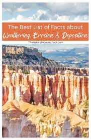 The Best List Of Facts About Weathering Erosion And Deposition In The World Weathering Erosion Earth Space Science Science Activities For Kids