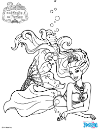 Coloriage barbie sirene à imprimer gratuit. Dessin Barbie Sirene A Imprimer Novocom Top