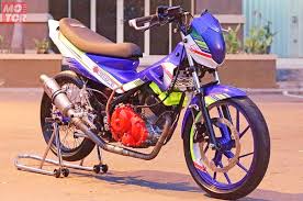 Suzuki satria 2 tak tarikannya gokil banget bro. Suzuki Satria Fu 150 2011 Modifikasi Berani Tampil Beda Motorplus Online Com