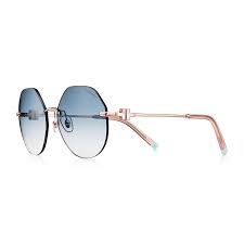The meaning of the color tiffany blue and color combinations to inspire your next design. Gafas De Sol Hexagonales Tiffany T En Metal Color Oro Rosa Con Nacar Tiffany Co